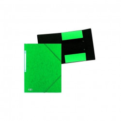 CHEMISE CARTE LUSTREE 510E BICOLORE 3 RABATS+ELAST. BOSTON PQT10 VERT ELBA 1