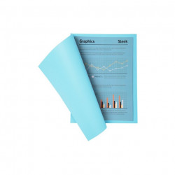 CHEMISE COULEURS VIVES SUPER 180 PEFC/ISO9706 -160G- 24x32 BLEU CLAIR PQT 100