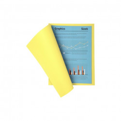 CHEMISE  COULEURS VIVES SUPER 180 PEFC/ISO9706  24x32 CANARI PQT 100 340005E