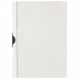 CHEMISE DE PRÉSENTATION À CLIP, POUR FORMAT A4 : 21X29,7 CM, DOS 3 MM BLANCHE