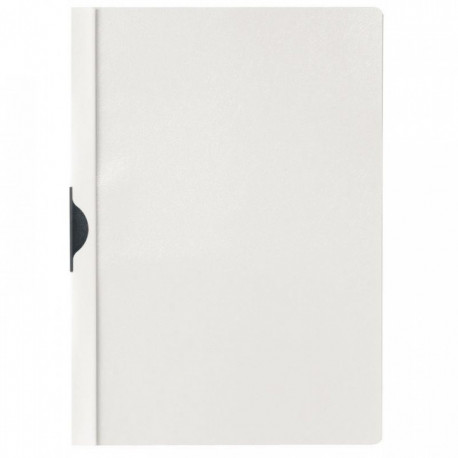 CHEMISE DE PRÉSENTATION À CLIP, POUR FORMAT A4 : 21X29,7 CM, DOS 3 MM BLANCHE