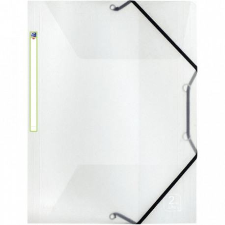 CHEMISE ELAST ELBA 2ND LIFE A4 EN POLYPROPYLENE TRANSLU INCOL 400059426