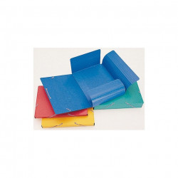 CHEMISE EXTENSIBLE CARTE LUSTREE 5/10E  3 RABATS+ ELAST .COULISSANTE BLEU COU