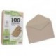 PAQ DE 100 ENV. ELECTION RECYCLE VELIN BULLE FT 90x140MM  75G