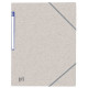 CHEMISES 3 RABATS ELASTIQUE CARTE OXORD TOP FILE A4 BEIGE *pqt10* 400118305