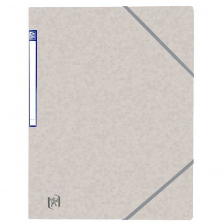 CHEMISES 3 RABATS ELASTIQUE CARTE OXORD TOP FILE A4 BEIGE *pqt10* 400118305