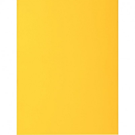 CHEMISES JAUNE CITRON PQT 50 2 RABATS 210G ROCK'S 220 FORMAT 24X32 CM