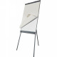 CHEVALET DE CONFÉRENCE STANDARD + TABLEAU BLANC EFFACABLE A SEC AUGET METALIQUE PORTE MARQUEUR REGLABLE HAUTEUR 113A190CM
