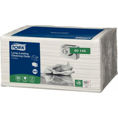  CHIFFON BLANC  38,5X30CM NON TISSE FSC CONTACT ALIMENTAIRE 