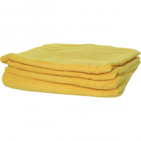 CHIFFONSMICROFIBRES 280G 40X40 CM JAUNE PQT5