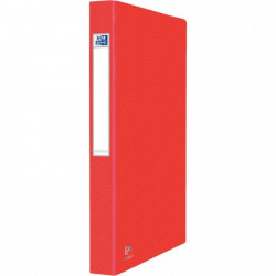  CLASSEUR 2ANNEAUX 25MM CARTE GRAINEE 7/10 A4 ROUGE