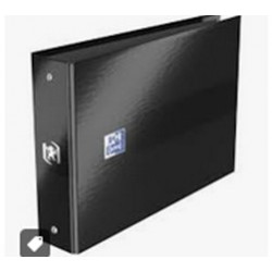 CLASSEUR 2 ANNEAUX A5 LOT X10 COLOR LIFE D35 NOIR