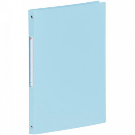 CLASSEUR 4 ANNEAUX RONDS DIAMÈTRE 16MM POUR FORMAT A4 BLEU CLAIR EN POLYPROPYLÈNE  5/10E