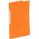 CLASSEUR  4 ANNEAUX RONDS DIAMÈTRE 16MM POUR FORMAT A4 ORANGE EN POLYPROPYLÈNE  5/10E