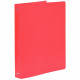 CLASSEUR 4 ANN. RONDS DIA 30MM DOS 40MM EN POLYPROPYLÈNE 7/10ÈM E A4+ ROUGE ..FAB FRANCE