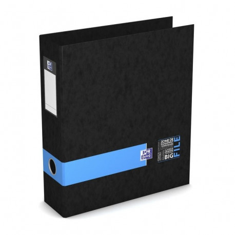 CLASSEUR A LEVIER DOS 80MM 'BIG FILE'OXFORD ETUDIANT  32X28,3  SYSTÈME DE FERMETURE