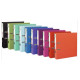 CLASSEUR À LEVIER PLASTIQUE PREM'TOUCH A4 MAXI DOS 8CM COULEURS PASTEL ASSORTIES