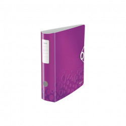 CLASSEUR A LEVIER POLYPRO TRES RESISTANT OUVRE A 180 °DOS 8  500F WOW VIOLET