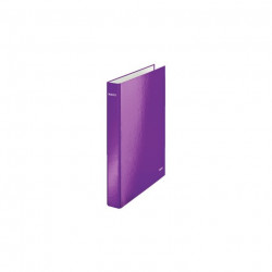 CLASSEUR CARTON 4 ANNEAUX 25MM A4+ VIOLET WOW LEITZ 42420062
