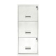 CLASSEUR ÉCONOMIQUE  FAB FR 3 TIROIRS POUR DOSSIERS SUSPENDUS L40 H96 P40 CM BLANC GAR 5 ANS