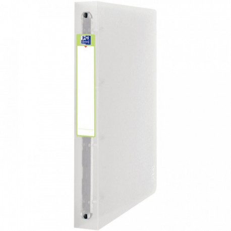 CLASSEUR ELBA 2ND LIFE A4+ DOS 40 4 ANNEAUX ROND EN POLYPROPYLÈNE TRANSLUCIDE INCOLORE 4000595