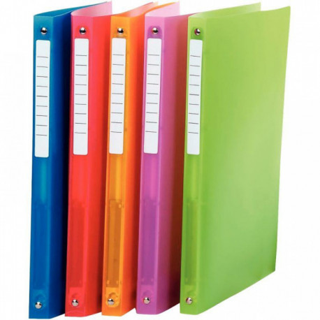 CLASSEUR EN POLYPROPYLÈNE COLOR FRESH A4 DOS 2 CM JAUNE ORANGÉ