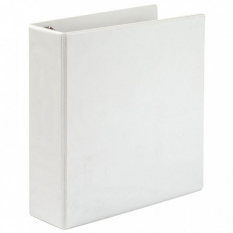 CLASSEUR PERSONNALISABLE KREACOVER A4+, 4 ANNEAUX DIAMÈTRE 60 MM, BLANC