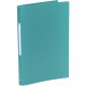 CLASSEUR VERT CLAIR POLYPRO 5/10ÈME 4 ANNEAUX RONDS DIA.16MM POUR A4