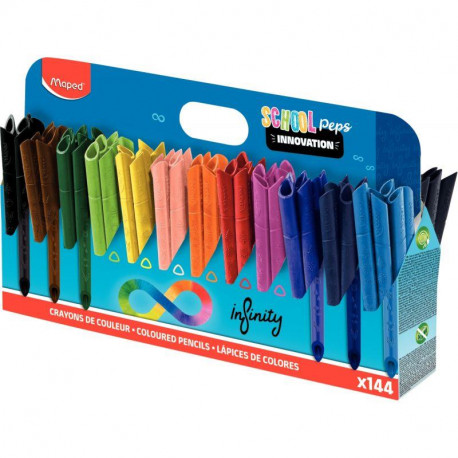 CLASSPACK DE 144 CRAYONS DE COULEUR INFINITY