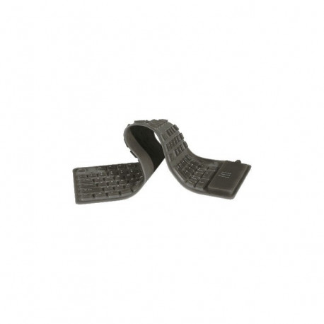 CLAVIER AZERTY SOUPLE NOIR USB ET PS2 LAVABLE 575443