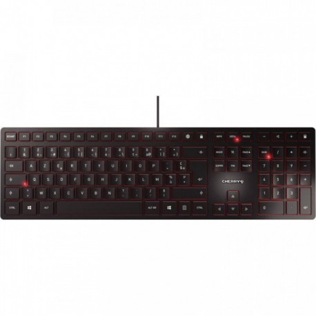 CLAVIER FILAIRE CHERRY KC6000 SLIM COULEUR NOIR