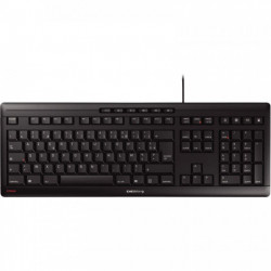 CLAVIER FILAIRE CHERRY STREAM COULEUR NOIR