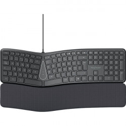 CLAVIER FILAIRE EKOGREEN ERGONOMIQUE GRIS