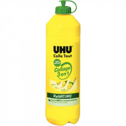 COLLE 3 EN 1 UHU 810ML FLACON 