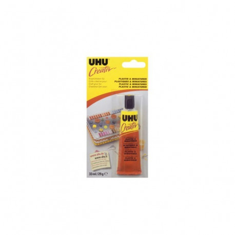 COLLE UHU PLASTIQUES  33ML UHU
