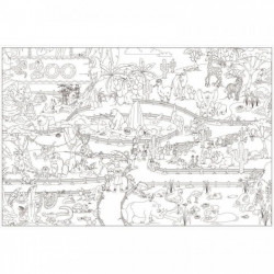 COLORIAGE GEANT LE ZOO