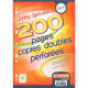 COPIES DOUBLES A4 Grands carreaux SEYES 90G BLANC -PQT 50 (200PAGES) 21X297 PERFOREES FAB France ECOLABEL  - PEFC - 100% recycla