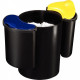 CORBEILLE 16L + 2 COMPARTIMENTS 4,5L tri sélectif CEP FAB France 100 % RECYCLABLE