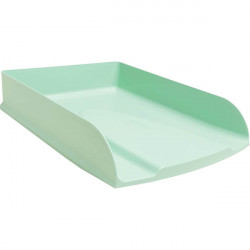 CORBEILLE A C COURRIER AUTENTIK  VERT PASTEL P/A4+ 24X32   90% RECYCLE AGEC RECYCLABLE ANGE BLEU L25,5 H6,5 P34,7CM 
