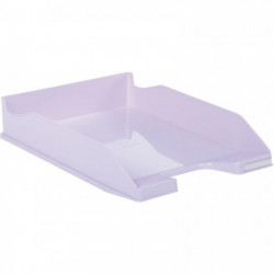 CORBEILLE À COURRIER AQUAREL MAUVE PASTEL