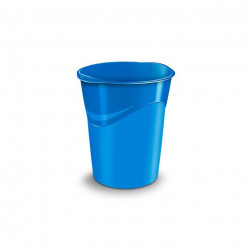 CORBEILLE A PAPIER CEPPRO GLOSS BLEU OCEAN 14l RECYCLABLE **FAB France**  CEP