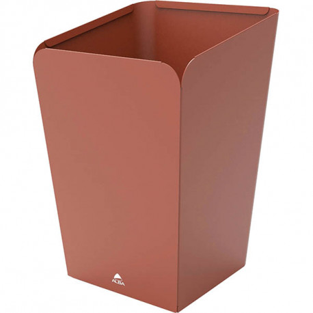 CORBEILLE PAPIER 18 L MÉTAL TERRACOTTA
