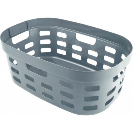 CORBEILLE SIGMA BLEU  59.8X39.2X23.9 CM 45L EMPILABLE AVEC POIGNEES