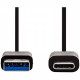 CORDON USB 3.2 TYPE A VERS TYPE C 1M NOIR