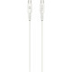 CORDON USB  C VERS USB C 1.2M BLANC CHARGE 60W DEBIT DE TRANSFERT 480Mbps garantie 10 ans 100 % RECYCLE eKOgreen