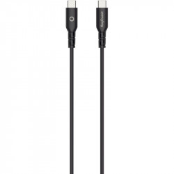 CORDON USB  C VERS USB C 1.2M  NOIR CHARGE 60W DEBIT DE TRANSFERT 480Mbps garantie 10 ans 100 % RECYCLE eKOgreen