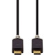 CORDON USB  C VERS USB C 1M NOIR CHARGE 60W DEBIT DE TRANSFERT 5Gbps garantie 2 ans NEDIS 3.2 GEN 1