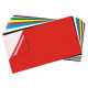 COUPONS DE FEUTRINE ADHÉSIVE FORMAT 23,5X45CM PAQUET DE 10 COULEURS ASSORTIES