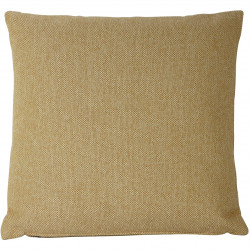 COUSSIN CARRÉ JAUNE DEHOUSSABLE   40x40cm