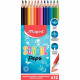 CRAYON DE COULEUR SCHOOL'PEPS PQT12